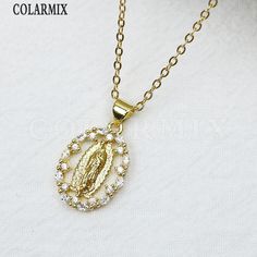 5pcs Lovely religion jewelry Virgin mary pendants necklace female collar classical gift for women Pendants Necklace, Virgin Mary, Gift For Women, Gifts For Women, Better Living, Pendant Necklace, Collar, For Women, Gifts