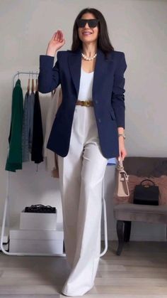 Lawyer Winter Outfit, Stylish Work Outfits Classy Chic, Classy Outfits Business, Stile Hijab, Blazer For Women, Casual Work Outfits Women, Blazer Outfits For Women, Chique Outfits