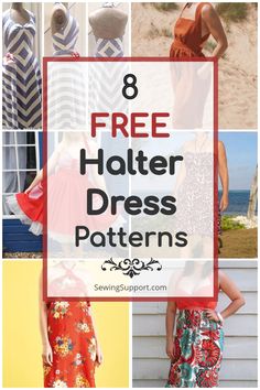 the 8 free halter dress patterns