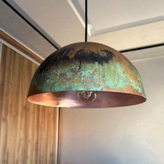 dome pendant light Copper Island, Brass Lampshade, Copper Light Fixture, Farmhouse Pendant Lighting