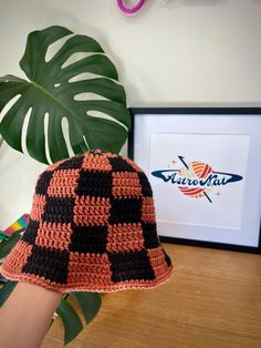 checkered crochet bucket hat :) one size fits most! Checkered Crochet, Crochet Bucket, Crochet Bucket Hat, Bucket Hats, Denver Co, Denver, Crochet Projects, Crochet Pattern, Caps Hats