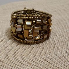 This Bracelet Was Handmade In Indonesia With Glass Beads And Shells. Bracelet Cuff, Shell Beads, Womens Jewelry Bracelets, Beaded Bracelet, Cuff Bracelets, Glass Beads, Shells, Beaded Bracelets, Indonesia