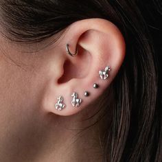 Giddy up with our new horse stud earrings! Available in gold & silver 🐎 On PiercedOwl.com Multiple Ear Piercing, Silver Horse, Gold Plating, Piercings, Silver Earrings, Silver Gold, Gold Plate, Stud Earrings, Plating