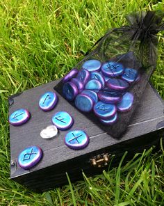 Luna Blue's HandCrafted Runes Set Freya's by LunaBlueBoutique, $40.00 Witch Tools, White Witch, Spells Witchcraft