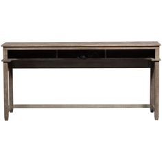 Parkland Falls Console Bar Table - QK1014321_LIBF_PRI_OL Console Bar Table, Transitional Modern Farmhouse, Wall Unit Decor, Bookshelves Decor, Box Spring Bed Frame, Display Table, Decorative Table Lamps, Transitional Modern, Liberty Furniture