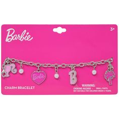 the charm bracelet has charms that spell out baby's name and an elephant on it