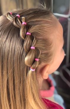 Girly Hairstyles, Girl Hair Dos, Kadeřnické Trendy, Toddler Hairstyles Girl, Peinados Fáciles Para Cabello Corto