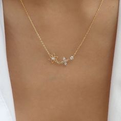 Material: gold plated brass, crystals Length: 17" + 2" extension Pendant size: 1" x 0.4" IMPORTED Double Cross Ring, Crystal Butterfly Necklace, Diamond Pendants Designs, Diamond Pendants, Silver Heart Ring, Pearl Necklace Set, Necklace Love, Crystal Butterfly, Pink Ring