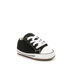 Converse-Chuck Taylor All Star Cribster Sneaker - Kids' Your little one will look absolutely adorable in the Chuck Taylor All Star Cribster sneaker from Converse. This bold pair features a cushioned footbed with hook and loop straps for an easy on-and-off! Click here for Kids Size Guide. Crib Shoes Girl, Baby Converse, Shoes Converse, Crib Shoes, Converse Chuck Taylor All Star, Kids Sneakers, Chuck Taylor Sneakers, Chuck Taylor All Star, Converse Chuck