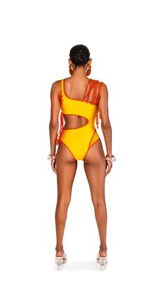 Featuring an asymmetric design, the ZURI ONEPIECE is an eye-catching swimsuit with strategic color blocking, a one-shoulder neckline, and sheer mesh side panels. It offers a classic rear coverage, unpadded support, and doubles as a body suit. Its shoulder strap and side details are further accented with gold metal tips, while a gold metal accent ring offers an elegant touch to this fashionable swimwear. Fully lined and with a sheen finish, it is sure to make a statement. ACCESSORIES ARE NOT INCL One-shoulder Lined Swimwear For Pool, One Shoulder Lined Swimwear For Pool, One Shoulder Lined Beachwear Swimwear, One Shoulder Lined Body Swimwear, One-shoulder Lined Swimwear, Asymmetrical Swimwear For Beach, One-shoulder Cutout Swimwear For Beach, Asymmetrical Beachwear Swimwear, Asymmetrical Beachwear Swimwear For Beach