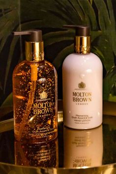 A mesmerising blend of rich oudh accord, mystical aromas of eastern forest, and droplets of real gold. Discover Oudh Accord & Gold by Molton Brown. 💫⁠ #moltonbrown #mesmerisingoudh #gentscom Cosmetic Packaging Design, Perfect Skin Care Routine, Molton Brown, روتين العناية بالبشرة