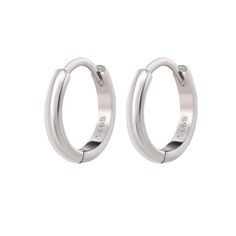 Our Simple Huggie Hoops are the perfect addition to your jewelry collection. The staple that you'll never want to take off, and never have to. Use these as a base to your curated ear stack or wear alone for a modern, minimalist allure. DETAILS & SIZE Sold as a pair Composition: 14k gold, rose gold or white gold plated over sterling silver Measurements: your choice of 5mm, 6mm, 7mm, 8mm or 9mm Hinged hoops with a secure snap post closure Read about how to care for your jewelry here. Shop the Piercing Oreille Tragus, Ear Bar, Ear Piercings Tragus, Curated Ear, Cartilage Jewelry, Celtic Knots, Ear Stack, Nose Rings Hoop, Nose Hoop