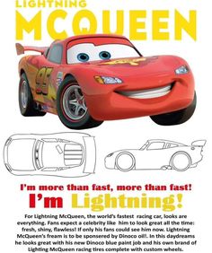 an advertisement for the lightning cars movie