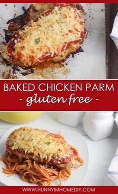 baked chicken parm - glutenfree is an easy and delicious dinner recipe