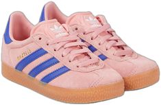 Girls Shoes Kids, Baby Boy Shoes, Pink Adidas, Girls Sneakers, Adidas Gazelle, Suede Sneakers, Shoe Box, Girls Shoes, Adidas Originals