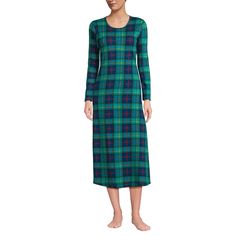 The key ingredient to a good night’s sleep is this dreamy sleep gown, pun intended. In a soft, breathable fabric for all-night comfort, the mid-calf length, scoop neckline and long sleeves give you coverage without making you feel restrained. Sleep Gown, Flannel Nightgown, Long Sleeve Flannel, Hem Style, Long Sleeve Lace, Red Plaid, Plus Size Tops, Lands End, Night Dress