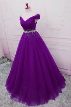 Beautiful Sequins Sweetheart Long Party Dress, Purple Tulle Evening Go – BeautyDressy Purple A-line Wedding Gown, Purple A-line Gown For Banquet, Purple A-line Wedding Evening Dress, Purple A-line Evening Dress For Banquet, Purple Sweetheart Neckline Ball Gown For Prom, Purple Gown With Tulle Skirt For Party, Purple Tulle Skirt Gown For Party, Purple Tulle Evening Dress With Sweetheart Neckline, Purple Tulle Ball Gown With Sweep Train