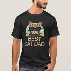 Best Cat Dad Ever Retro Funny Mens Gift T-Shirt Chemist Gifts, Cheap Mothers Day Gifts, Retro Funny, Unique Mothers Day Gifts, Best Cat, Retro Humor, Cat Tshirt, Cool Cats