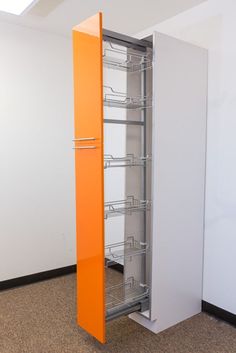 Pull Out Unit 12 Wide for Tall Pantry Modern Euro Slab Cabinet - RTA Wholesalers