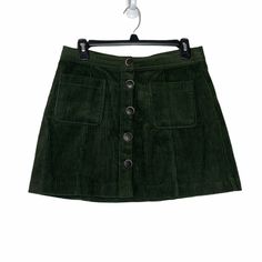 Nwot. Zara Green Corduroy Min Skirt With Two Front Pockets And Print Button Clouser. Ref 7901/282. Waist 15” Flat, Length 14.5.” Size M. Green Button-up Bottoms For Fall, Green Cotton Mini Skirt For Fall, Fall Green Skort With Pockets, Corduroy Mini Skirt With Button Closure, Fall Casual Corduroy Skort, Casual Corduroy Skort For Fall, Winter Corduroy Skirt With Button Closure, Fall Corduroy Mini Skirt With Button Closure, Zara Mini Skirt With Pockets For Fall