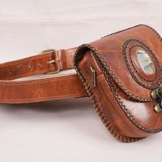 Handmade Rectangular Belt Bag, Handmade Rectangular Belt Bag As Gift, Handmade Rectangular Belt Bag Gift, Handmade Rectangular Belt Bag For Travel, Leather Utility Belt, Leather Belt Pouch, Handmade Belts, Beautiful Belts, Utility Belt