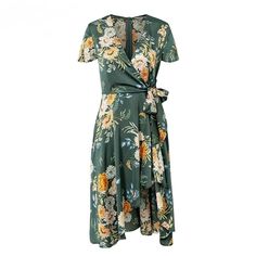 Elegant Floral Print V Neck Wrap Satin Dress







Size





S / cm





M / cm





L / cm









RUS





44





46





48









US





4-6





8-10





12









UK





8





10





12









AU





8





10





12









EU





34-36





38-40





42









Bust





Tile





86





90





94









Recommend





84-88





88-92





92-96









Waist





Tile





73





77





81









Recommend





66-69





70-73





74-77









Hip Wrap Satin Dress, Summer Dresses With Sleeves, Estilo Boho Chic, Dress Wrap, Chiffon Maxi Dress, Neck Wrap, Mid Dresses, Floral Dress Summer, Elegant Floral