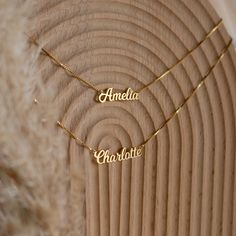 • Material: High-Quality Solid 925 Sterling Silver • Finish: Sterling Silver ∙ 18K Gold ∙ Rose Gold• Dimensions: Depending on your font choice, height sizes range from 3mm to 4mm lowercase SKU: MM-NM92F97 Double Name Necklace, Double Name, Popular Fonts, Gold Top, Everyday Outfit, Perfect Gift For Mom, Multi Strand Necklace, Box Chain, Silver Rose Gold