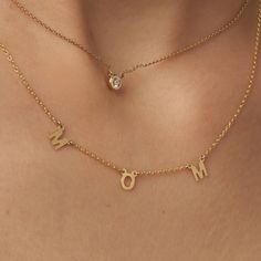 Inez Initial Necklace - Gold Vermeil-3 Luna Fashion, Gold Vermeil Jewelry, Initial Necklace Gold, Minimalist Chic, Vermeil Jewelry, Letter Necklace, The Chic, Initial Necklace, Elegant Style