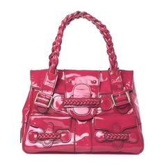 Nwt Authentic Valentino Garavani Large Histoire Pink Patent Leather Bag. Some Color Transfer On Exterior As Shown In Photos. Interior Is In Perfect New Condition. Come With Original Dustbag. Made In Italy Retail: $1,795.00 14"L11"H5.5"W Handles Are Adjustable Can Be Used As Handbag Or Shoulder Bag. Designer Pink Bag With Gold-tone Hardware, Pink Rectangular Shoulder Bag With Braided Handles, Elegant Pink Satchel With Double Handle, Pink Handheld Satchel For Errands, Elegant Pink Double Handle Satchel, Pink Double Handle Satchel For Evening, Pink Double Handle Evening Satchel, Designer Pink Handheld Bag, Designer Pink Shoulder Bag For Shopping