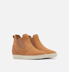 Women's Out 'N About™ Slip-On Wedge Bootie | SOREL Sorel Out N About, Sorel Womens, Fall Shoes, Womens Wedges, Spring Shoes, Wedge Boots, Winter Shoes, Non Stop, Casual Shoes Women