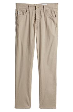 Slightly tapered from knee to hem, these slim straight-leg pants are made from a lightweight cotton-and-linen twill with a hint of stretch for enhanced comfort. 34" inseam; 14" leg opening; 10" front rise; 14" back rise (size 32) Zip fly with button closure Five-pocket style 53% cotton, 46% linen, 1% elastane Machine wash, tumble dry Imported Straight Five Pockets Summer Pants, Summer Straight Pants With Five Pockets, Summer Tapered Leg Chino Cotton Twill Pants, Summer Tapered Leg Chinos In Chino Cotton Twill, Summer Straight Fit Cotton Pants, Casual Bottoms For Spring With Straight Hem, Casual Spring Bottoms With Straight Hem, Spring Casual Bottoms With Straight Hem, Summer Straight Leg Chino Cotton Twill Bottoms