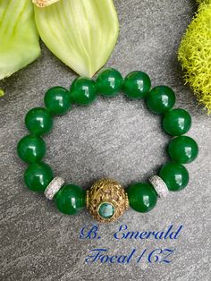 Elegant 8mm Round Beads For Gems And Cabochons, Elegant 8mm Round Beads For Jewelry Making, Elegant Round Jade Beads, Elegant Jade Gemstone Beads, Elegant Green Beaded Bracelets With Faceted Beads, Elegant Jade Jewelry With Large Beads, Elegant Green Faceted Beaded Bracelets, Elegant Jade Bracelets For Wedding, Elegant Jade Beaded Bracelets With Polished Beads