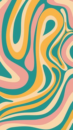 an abstract background with multicolored wavy lines