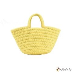 Bird in Bag - Large capacity bags women's bags new popular fashion woven handbag shoulder bag leisure bucket bag Straw Beach Bag, Woven Handbags, Travel Shopping, L And Light, Small Tote, Vacation Travel, Woven Bag, Bag Women, Vacation Trips