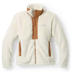 Columbia Boundless Discovery Full-Zip II Jacket - Women's | REI Co-op Winter Fleece Jacket With Zipper Closure, Fall Midweight Fleece-lined Outerwear, Midweight Fleece-lined Outerwear For Fall, Cold Weather Sherpa Outerwear With Zipper Closure, Sherpa Outerwear With Zipper Closure For Cold Weather, Winter White Sherpa Outerwear With Fleece Lining, Outdoor Sherpa Outerwear With Fleece Lining, Sherpa Outerwear With Fleece Lining For Outdoor, Winter Outerwear For Outdoor Activities