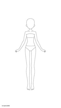 the outline of a woman's body is shown