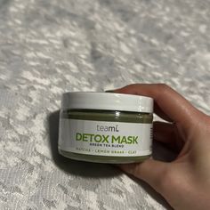 Green Tea Blend With Matcha, Lemon Grass And Clay. On A Damp Face Apply Thin To Medium Layer Of Mask And Allow 10-15 Min To Dry. Rinse Off And Pat Dry The Face. Brand New Sealed Jar. Medium Layer, Detox Face Mask, Medium Layered, Skin Care Mask, Tea Blends, Skin Care Women, Lemon Grass, Green Tea, Matcha