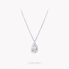 Endlessly elegant, our pear shape diamond pendants are especially alluring, with their streamlined silhouette complemented by a delicate platinum chain that allows the stone to take centre stage. Available in a range of carat weights, each Classic Graff piece is hand-crafted in our London workshop, with every stone individually set to ensure that its natural radiance and fire can powerfully emanate. Graff Jewelry, Graff Diamonds, Diamond Solitaire Pendant, Platinum Chain, صفحات التلوين, Diamond Earrings Studs Round, Colorless Diamond, Platinum Jewelry, Round Diamond Engagement Rings