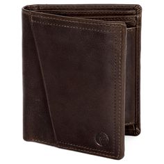 A gorgeous wallet for men, skillfully crafted from minimally tanned buffalo leather. Natural color variations on the surface are evidence of premium quality hide. Opens into 3 sections and comes with built-in RFID protection against electronic theft. The main compartment is divided into 2 sections for storing unfolded bills. 8 card slots protects your cards, along with a separate ID window for your driver's license. Distribute your valuables between the 5 easy-access pockets on the inside and ou Brown Trifold Wallet With Rfid Blocking For Everyday Carry, Modern Brown Trifold Wallet With Rfid Blocking, Modern Brown Trifold Wallet With Smooth Grain, Wallet For Men, Black Gift Boxes, Buffalo Leather, Rustic Brown, Coin Pouch, Wallet Men