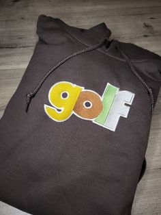 Inspired by the sold out, Golf Wang merch. Full Embroidered. Great for all the Tyler The Creator fans. Sporty Fleece Hoodie With Letter Embroidery, Green Hoodie With Letter Embroidery, Green Hooded Hoodie With Letter Embroidery, Streetwear Fleece Hoodie With Letter Embroidery, Streetwear Hoodie With Letter Embroidery In Fleece, Sporty College Hoodie With Custom Embroidery, Sporty Fleece Hoodie With Embroidered Graphics, Custom Embroidery Fleece Hoodie For Streetwear, College Fleece Hoodie With Embroidered Graphics