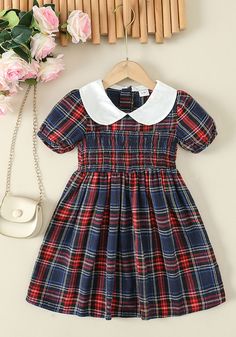 Long Dress Design, Girl Princess Dress, Printed Long Dresses, Girls Dresses Summer, Dresses Kids Girl, Short Sleeve Dress, Plaid Dress, Birthday Dresses, Trendy Dresses