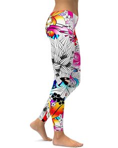 A whole lot of vibrant colors together in one beautiful design for our new EDM / Rave leggings collection. Our designer did a great job matching colors, styles and making it super vibrant. Made of 82% polyester and 18% spandex, has 4-way stretch. Perfect wear for your gym workout. Multicolor Casual Yoga Pants For Pilates, Casual Multicolor Yoga Pants For Pilates, Multicolor Stretch Yoga Pants For Pilates, Multicolor Bottoms For Pilates, Stretch Multicolor Yoga Pants, Multicolor Stretch Leggings, Casual Multicolor Leggings For Pilates, Multicolor Stretch Leggings For Workout, Multicolor Compression Athleisure Leggings