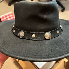 Nice Leather Hat. It’s Nwot, Size Large I Would Say It’s A Unisex Leather Hat, Large Hats, Leather Hats, Nice Leather, Women Accessories, Hats, Leather, Women Shopping, Black