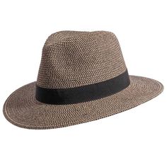 Nero | Womens Fedora Straw Sun Hat Hats For Big Heads, American Hat Makers, 101 Dalmations, Womens Fedora, Straw Fedora Hat, Straw Sun Hat, Straw Fedora, Hat Band, Fedora Hat