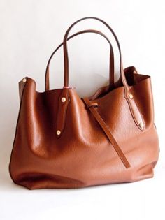 Leather Tote Chestnut « And George « antiques, custom furniture, apothecary, clothes, art, accessories, stationary, interior design in Charlottesville, VA Chestnut Leather, Sac Week End, Fashion Blogger Style, Carrie Bradshaw, Laptop Case, Perfect Bag, Leather Purse