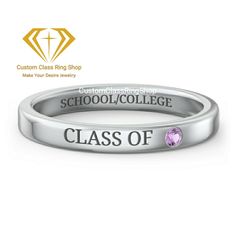 Graduation Ring,Senior Class Ring,Class Ring,Personalized University Ring,Class Rings,University Class Ring, Graduation Gift ✥ 𝐌𝐚𝐢𝐧 𝐒𝐭𝐨𝐧𝐞 𝐃𝐞𝐭𝐚𝐢𝐥𝐬 ↣ Shape: round shape cut ↣ Making Process: Handmade - Crafted by our experienced team ✥ 𝐑𝐢𝐧𝐠 𝐃𝐞𝐭𝐚𝐢𝐥𝐬 ↣ Metal Purity: Solid Gold (10KT, 14KT, 18KT); Silver (925 Sterling, 935 Argentium), 950 Platinum ↣ Metal Tone: Yellow, White, Rose ↣ Stamp/Hallmark: Yes ❃ 𝐒𝐩𝐞𝐜𝐢𝐚𝐥𝐭𝐲 𝐚𝐧𝐝 𝐍𝐨𝐭𝐞𝐬 ↣ Customized Designer Jewelry. ↣ Updating every step of your ordered jewelry. ↣ All listed jewelry in our stores is made to order. ↣ Make jewelry and stone when order placed as all are handmade customization items, so we didn't have in stock. ↣ Listed items images are taken in 12US ring size CAD. ↣ If you order it, we can make the Formal Fine Jewelry Engraved Stackable Ring, Elegant Stackable Signet Ring For Promise, Formal Sterling Silver Stackable Rings With Accent Stones, Formal Stackable Engraved Sterling Silver Ring, Formal Stackable Engraved Round Band Ring, Formal Stackable Engraved Ring With Round Band, Formal Engraved Stackable Round Band Ring, Formal Sterling Silver Stackable Engraved Ring, Formal White Gold Stackable Rings With Gemstones