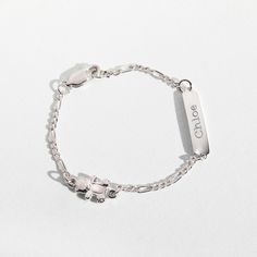 This gorgeous teddy bear identification bracelet is fun for your animal lover girls. This little tag ID charm bracelet is entirely made of 925 sterling silver which is suitable for children with sensitive skin. She will adore this girl's fine jewelry gift and surely cherished for years to come. A complimentary gift box is included. Cute Silver Hypoallergenic Bracelets, Cute Hypoallergenic Silver Bracelets, Silver Hypoallergenic Name Bracelet For Friendship, Hypoallergenic Silver Name Bracelet For Friendship, Adjustable Sterling Silver Hypoallergenic Name Bracelet, Adjustable Hypoallergenic Sterling Silver Name Bracelet, Silver Dainty Name Bracelet With Birthstone, Dainty Silver Name Bracelet With Birthstone, Cute Silver Name Bracelet For Gift