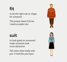 the different types of clothes for men and women are shown in this graphic above it's description