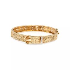 Vintage Diamond Buckle Bracelet Bangle 14k Yellow Gold 6" Estate Fine Jewelry | eBay Classic Formal Bracelets With Intricate Design, Classic Gold Bracelet With Intricate Design, Intricate Design Gold Bracelet For Formal Occasions, Formal 14k Gold Diamond Bangle Bracelet, Classic Gold Bangle With Intricate Design, 14k Gold Bracelets With Intricate Design For Anniversary, Classic Gold Bracelet With Intricate Design For Anniversary, Classic Gold Bangle Bracelet With Intricate Design, Classic 14k Gold Bracelets With Intricate Design