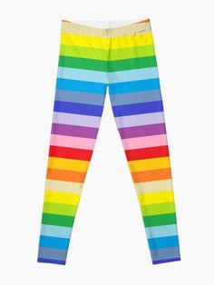 A Broader Spectrum Rainbow Stripes Leggings, A Broader Spectrum Leggings, Rainbow Leggings, Stripes Leggings, Colorful Leggings Leggings Type: Polyester 94%, Spandex 6%, for Women *Designed for fashion women, stylish and personalized. *Stretchy and tight-fitting style, wearing comfortable. *Waist and legs are cut and sewn together to ensure a flawless graphic. *Flatlock stitch construction provides extra elasticity and stylish look. *Size: XXS, XS, S, M, L, XL, XXL, XXXL, XXXXL, XXXXXL. Full len Leggings Colorful, Rainbow Leggings, Green Pastel, Yellow Lime, Striped Leggings, Gold Orange, Rainbow Stripes, Blue Turquoise, Pastel Blue